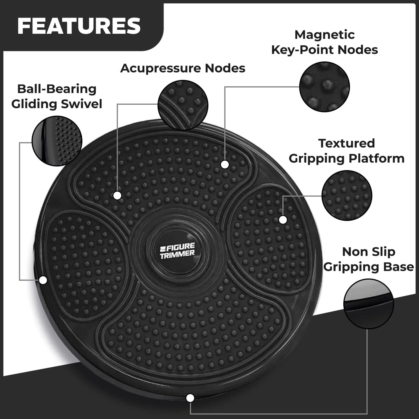 Tummy Twister, body Twister, Body Shaping Rotating Board for Women's - Ewago