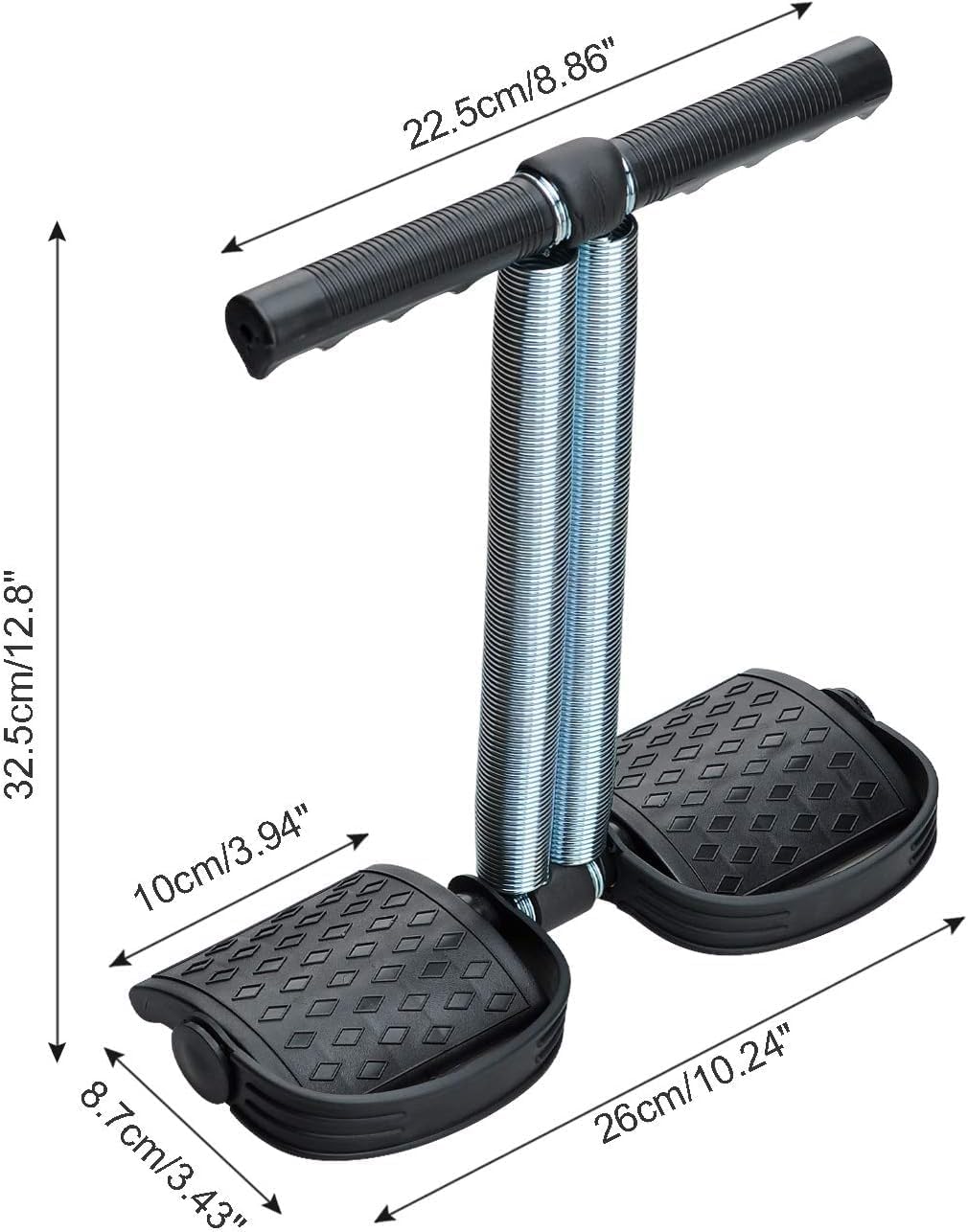 Tummy Trimmer Double, Portable Home Gym with Elastic Exercise Bands