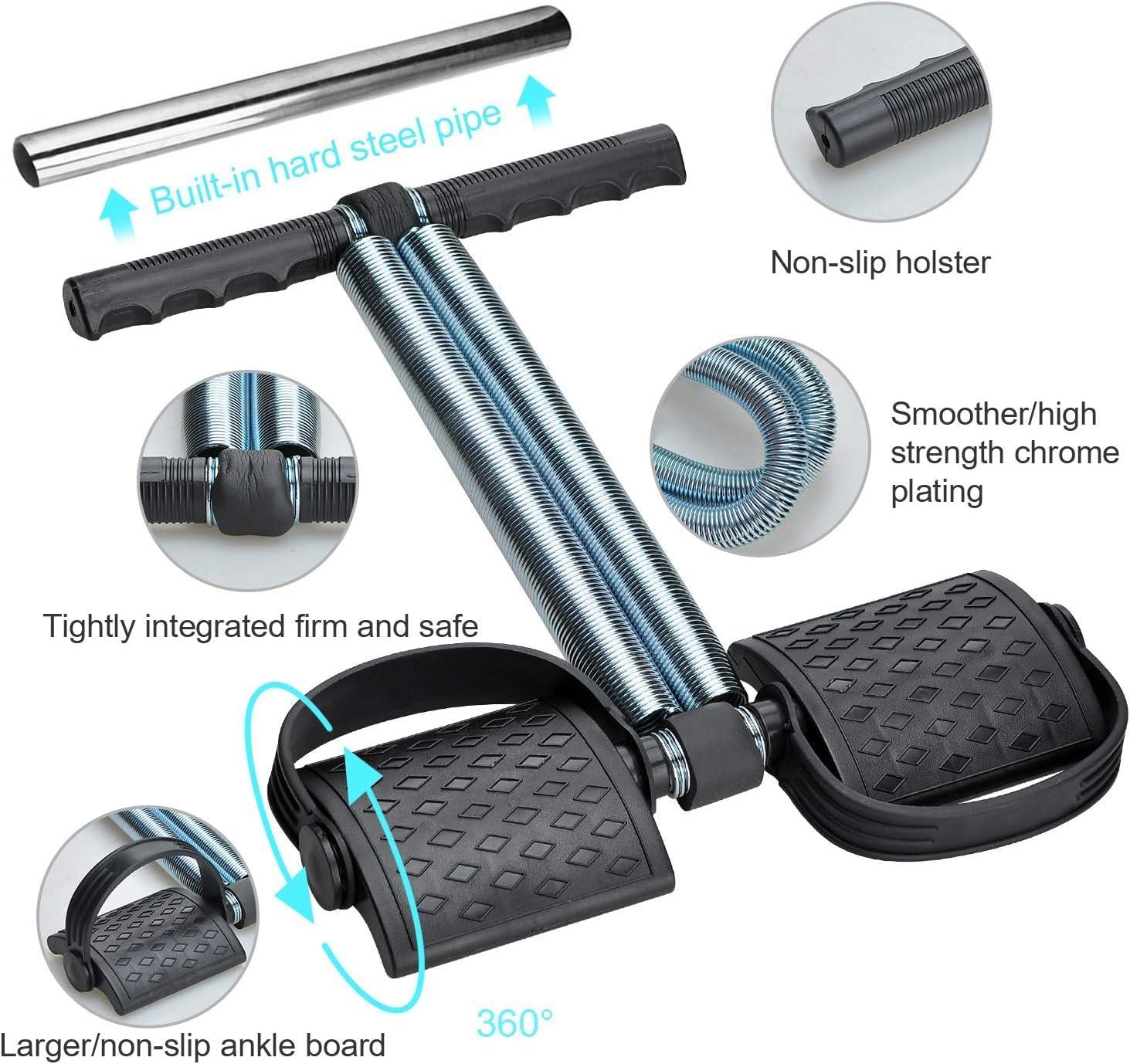 Tummy Trimmer Double, Portable Home Gym with Elastic Exercise Bands - Ewago