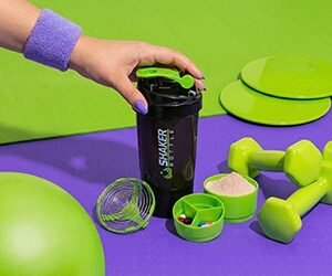 Premium Yoga Comfort Set Yoga Mat (8mm) + Protein Shaker Bottle